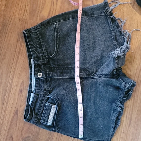 Vintage Z. Cavaricci high waist fringe shorts sz 29 - Picture 5 of 11